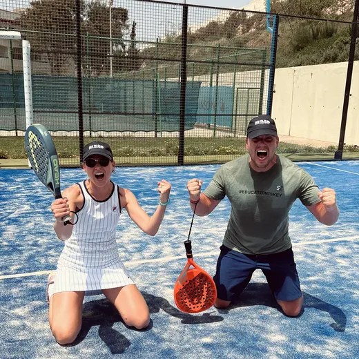 Jubel auf dem Padel-Court