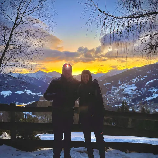 Abendlicht in den Bergen