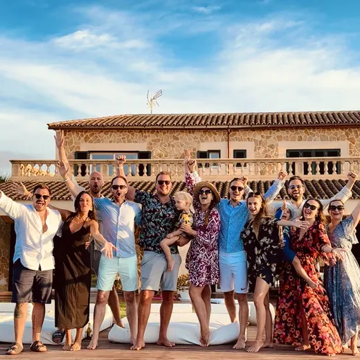 Gruppenbild an der Finca