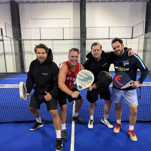 Auf dem Padel-Court